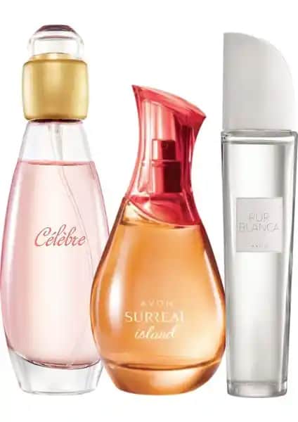 Avon Celebre Pur Blanca ve Surreal Island Kadın Parfüm Seti: Farklı ve etkileyici koku seçenekleri