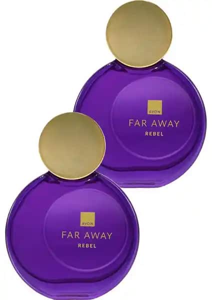 Avon Far Away Rebel Kadın Parfüm Edp 50 Ml İkili Set Modern ve Kalıcı Koku Deneyimi