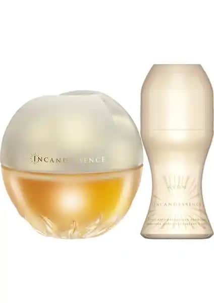 Avon Incandessence Kadın Parfüm ve Roll-On Seti Kalıcı ve Zarif Aromasıyla Günlük Kullanım İçin