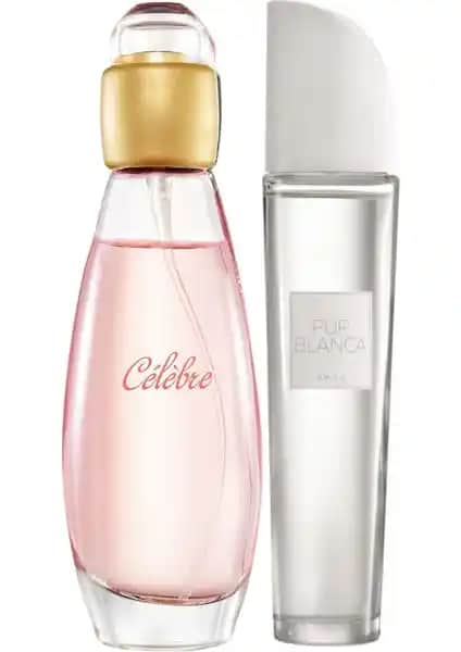 Avon Kadın Parfüm Seti Celebre ve Pur Blanca Ferah ve Çiçeksi Aromalar