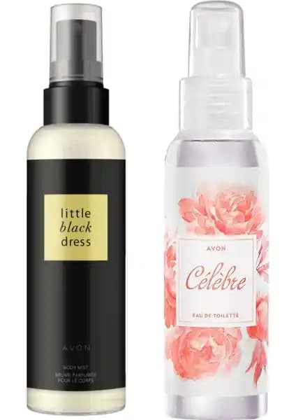 Avon Little Black Dress ve Celebre Kadın Vücut Spreyi Paketi: Şık ve Ferahlatıcı Kombinasyon