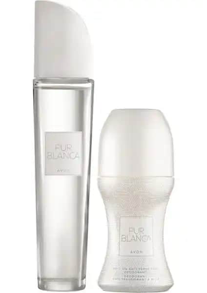 Avon Pur Blanca Kadın Parfüm ve Roll-On Seti: Günlük Tazelik ve Zarafet İçin Ideal
