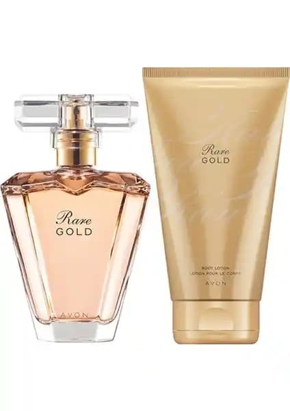 Avon Rare Gold Edp 50 Ml Bayan Parfüm ve Vücut Losyonu Şıklık ve Zarafetin Buluşması