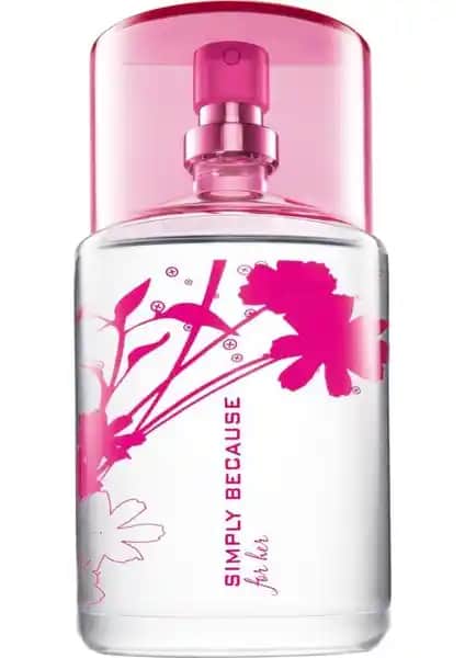 Avon Simply Because For Her Kadın Parfümü 50 Ml Hafif ve Kalıcı Çiçekli Meyvemsi Koku