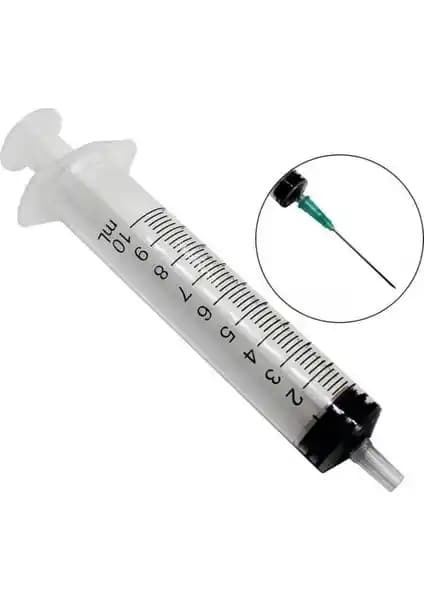 Ayset 100 Adet 10 cc Yeşil İğneli Steril Enjektörler Güvenli ve Hijyenik Medikal Çözüm
