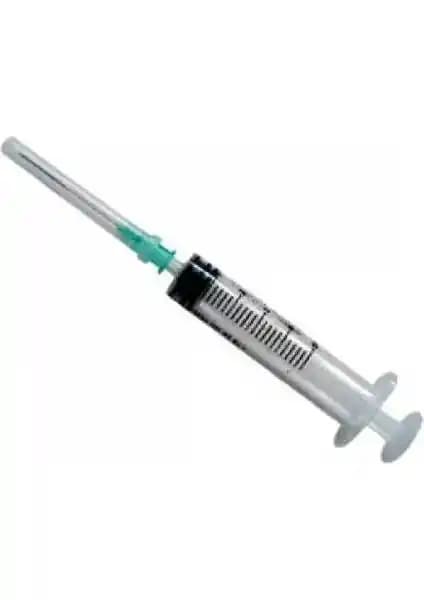Ayset 70500 5cc 21G Contalı Yeşil İğneli Enjektör Sağlık Profesyonelleri İçin Güvenli Çözüm