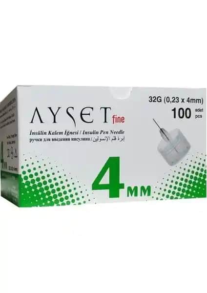 Ayset Fine İnsülin Kalem İğnesi: Güvenli ve Konforlu Diyabet Enjeksiyon Çözümü