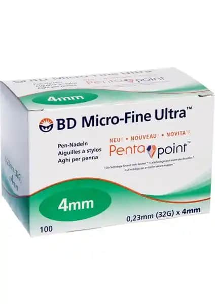 BD Micro-Fine Pentapoint 4mm Kalem İğnesi: Güvenli ve Konforlu Enjeksiyon Çözümü