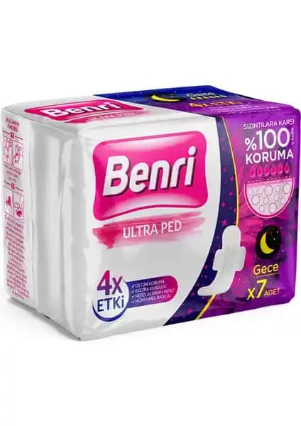 Benri Hijyenik Ped Gece: Konfor ve Güvenliği Bir Arada Sunan Yüksek Kaliteli Ped