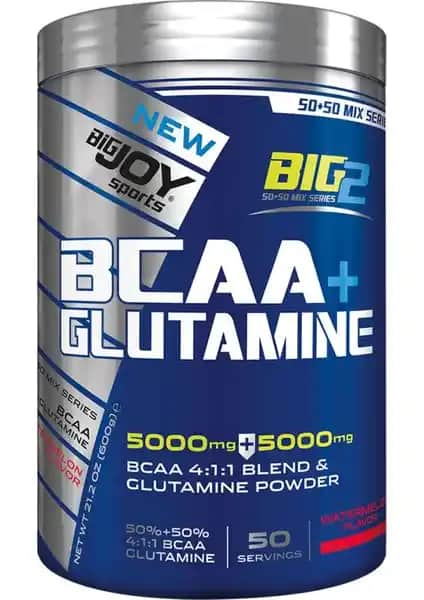 Bigjoy Big2 BCAA ve Glutamin Karpuz Aromalı Spor Takviyesi 600 Gr