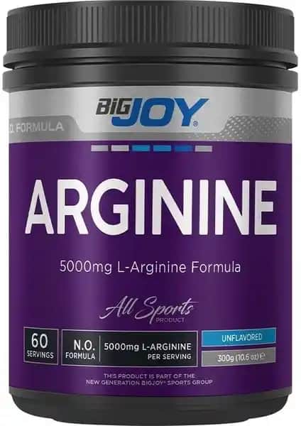 Bigjoy Sports Arginine Tozuyla Performansınızı Artırın Sağlıklı ve Güçlü Vücut İçin