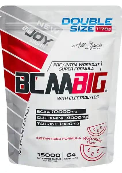 Bigjoy Sports BCAA Big Kas Gelişimini Destekleyen Güçlü Amino Asit Takviyesi