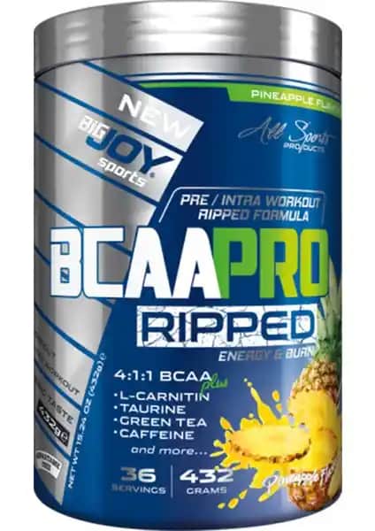Bigjoy Sports Bcaapro Ripped BCAA Sporcular ve Aktif Yaşam Tarzı İçin Güçlü Takviye