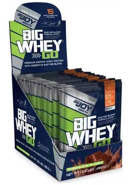 Bigjoy Sports Big Whey Go Whey Protein Tozu: Yüksek Kaliteli Sporcu Protein Takviyesi