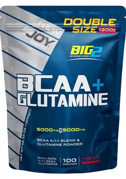 Bigjoy Sports Big2 BCAA Glutamin Karpuz Aroması 1200g Sporcu Takviyesi