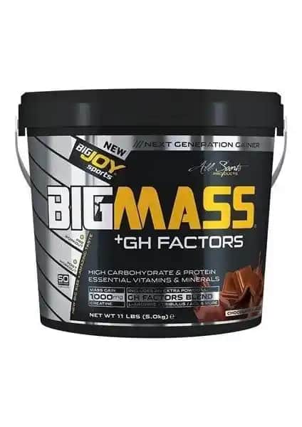 Bigjoy Sports Bigmass GH Factors 5000 gr Karbonhidrat Tozu: Kas Gelişimi ve Enerji Artışında Etkili Bir Takviye