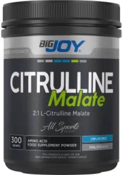 Bigjoy Sports Citrulline Malate 300g Performansı Artıran Amino Asit Takviyesi