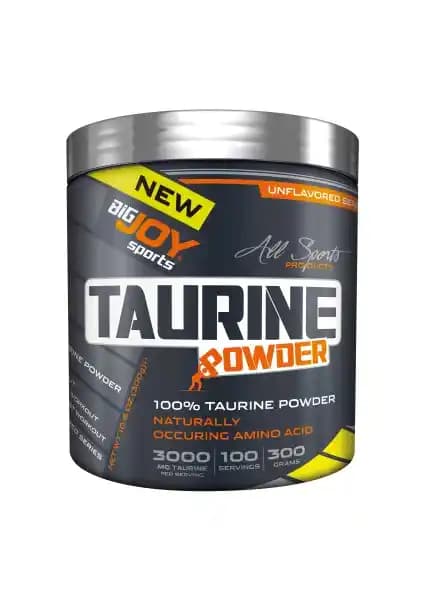 Bigjoy Sports Taurine Toz 300G Saf ve Aromasız Spor ve Sağlık Takviyesi