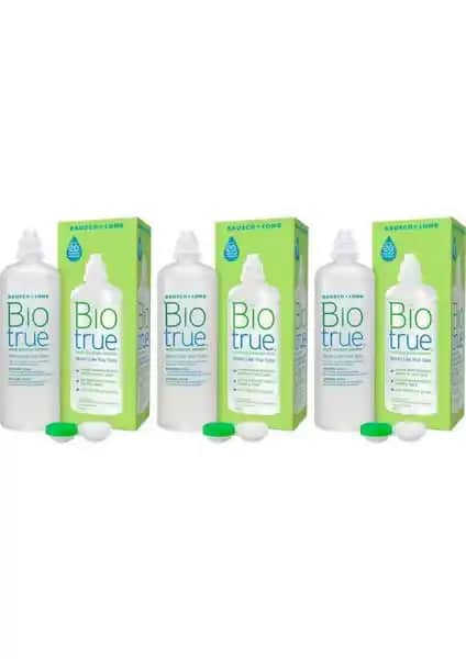 Biotrue 900 ml lens solüsyonu paketi göz sağlığını koruyan güvenilir çözüm