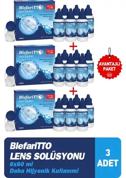 Blefaritto Leens Solüsyonu: Kontakt Lens Bakımı ve Göz Sağlığı İçin Güvenilir Çözüm