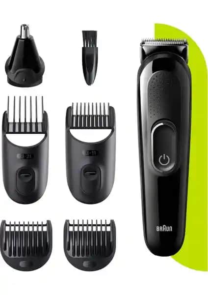 Braun MGK 3320 Erkek Bakım Kiti: Çok Fonksiyonlu ve Uzun Pil Ömrüyle Pratik Kullanım