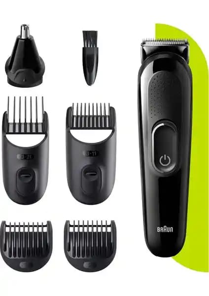 Braun MGK 3320 Erkek Bakım Kiti: Çok Fonksiyonlu ve Uzun Pil Ömrüyle Pratik Kullanım