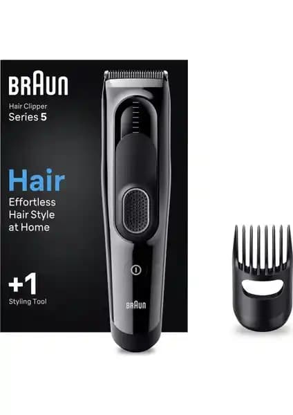 Braun Series 5 HC5310 Erkekler İçin Çok Yönlü ve Güçlü Saç Kesme Makinesi Özellikleri