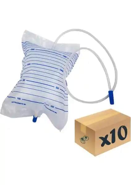 Brp İdrar Torbası 10'lu Paket Güvenilir ve Pratik Kullanım Sağlayan Sağlık Malzemesi