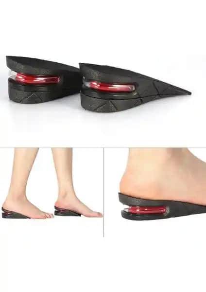 Bunionettes 5 cm Hava Yastıklı Boy Uzatıcı Tabanlık ile Günlük Şıklık ve Konfor