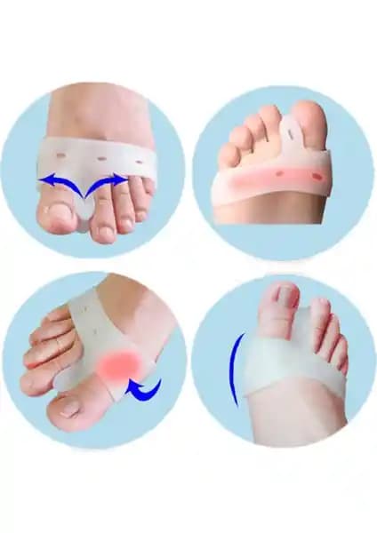 Bunyon Silikon Makaralı Ayak Baş Parmak Koruyucu ve Parmak Ayırıcı Ürünler