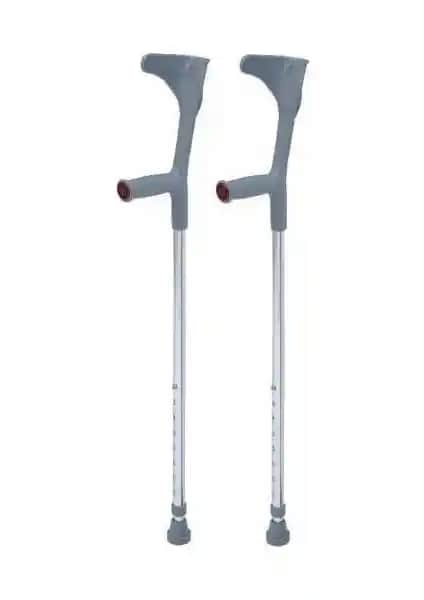 Case Kanedyen Koltuk Değneği Gri Renk 2 Adet Ergonomik ve Ayarlanabilir Destek