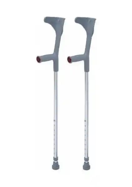 Case Kanedyen Koltuk Değneği Gri Renk 2 Adet Ergonomik ve Ayarlanabilir Destek