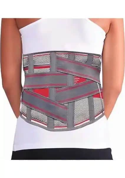 Case KB-724 Çelik Balenli Örme Lumbosakral Bel Korsesi Günlük ve Tedavi Amaçlı Kullanım İçin