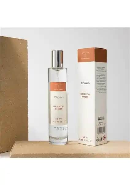 Chakra Unisex Vücut Spreyi Doğal Amber Aromasıyla Gün Boyu Tazelik Sunar