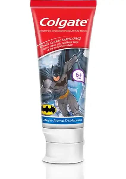 Colgate Barbie Batman Çocuk Diş Macunu Güvenli ve Eğlenceli Diş Bakımı İçin Uygun Çocuk Macunu