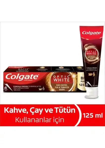 Colgate Optic White Kahve Çay Tütün Lekelerine Karşı Etkili Diş Macunu Üretimi ve Kullanım Yöntemleri