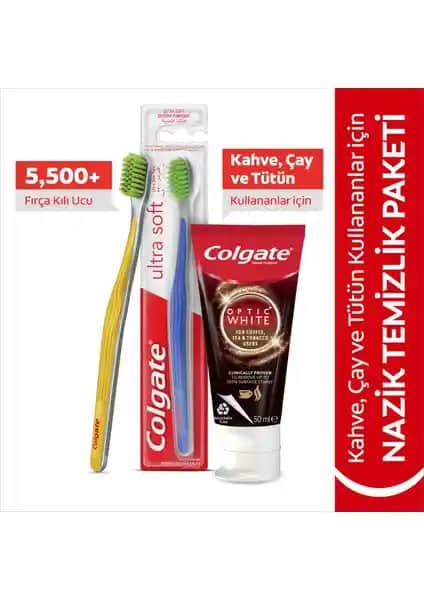 Colgate Optic White Kahve Çay ve Tütün Lekelerine Karşı 50ML Diş Beyazlatıcı Ürün