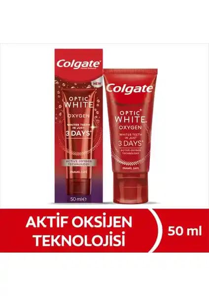 Colgate Optic White Oxygen Beyazlatıcı Diş Macunu: Derinlemesine Temizlik ve Beyazlatma İçin Yenilikçi Çözüm