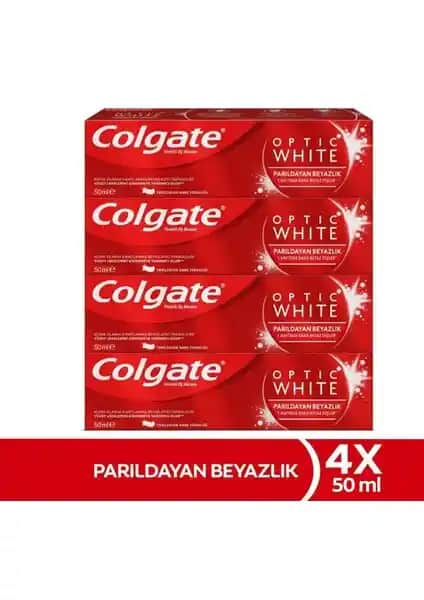 Colgate Optic White Parıldayan Beyazlık Diş Macunu ile Güvenilir ve Etkili Diş Bakımı