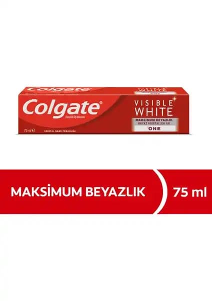 Colgate Visible White Maksimum Beyazlık Diş Macunu: Etkili Beyazlatma ve Ağız Sağlığı İçin Güvenilir Tercih