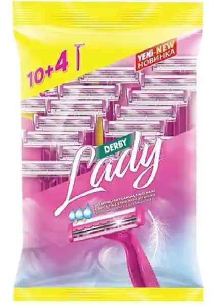 Derby Lady Çift Bıçaklı Manuel Tıraş Bıçağı Hassas Ciltler İçin Güvenilir ve Konforlu Kullanım