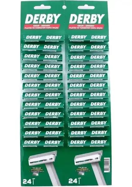 Derby Tek Traş Bıçağı Kartela 96'lı - Yüksek Kalite ve Güvenilir Performans