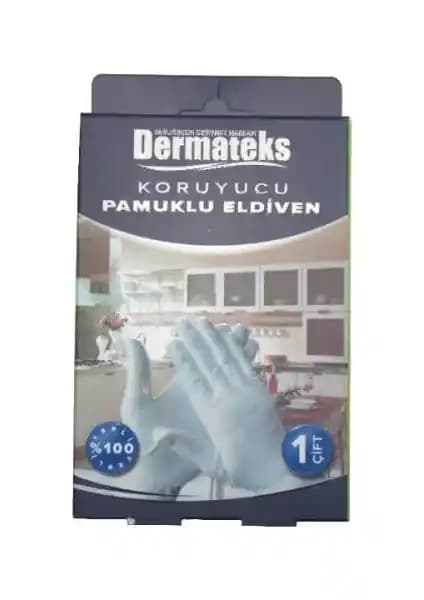 Dermateks Koruyucu Pamuklu Eldiven Large: Cilt Bakımı ve Koruma İçin Güvenilir Çözüm