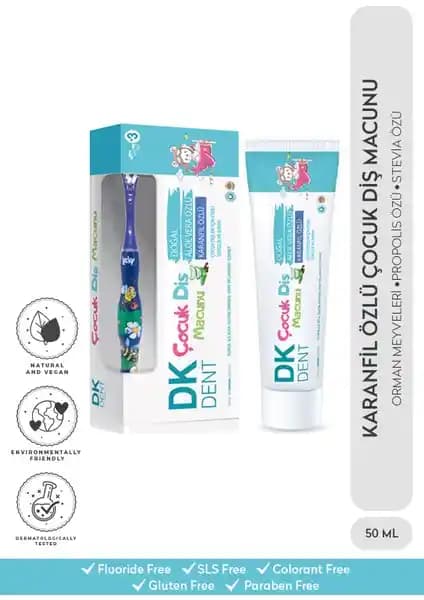 Dermokil DK Dent Çocuk Diş Macunu: Doğal ve Güvenli Diş Bakımı İçin Uygun Ürün