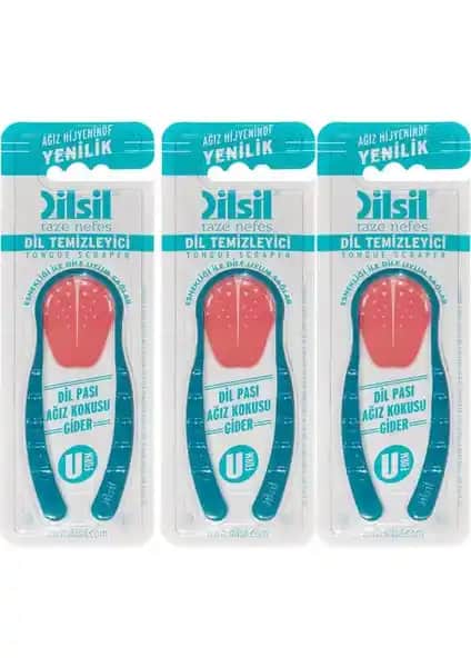 Dilsil Dil Temizleyici Kaşık 3'lü Paket ile Etkili ve Pratik Ağız Temizliği Çözümü