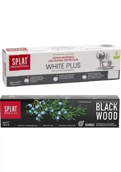 Diş Sağlığında Güvenilir ve Etkili Çözüm: SPLAT Black Wood ve White Plus Diş Macunları