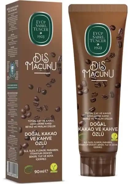 Doğal Kakao ve Kahve Özlü Macun: Hassas Dişler İçin Güvenilir Ağız Bakım Ürünü