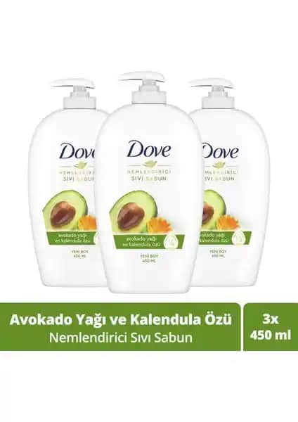 Dove Avokado Yağı ve Kalendula Özlü Nemlendirici Sıvı Sabun: Doğal ve Etkili Temizlik Ürünü