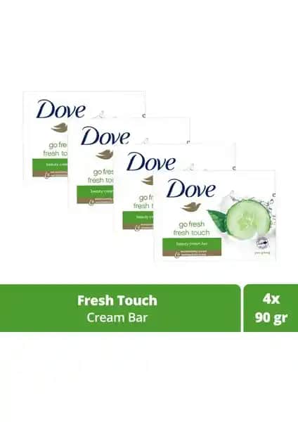 Dove Fresh Touch Cream Bar: Çok Amaçlı, Doğal İçerikli ve Dermatolog Onaylı Sabun