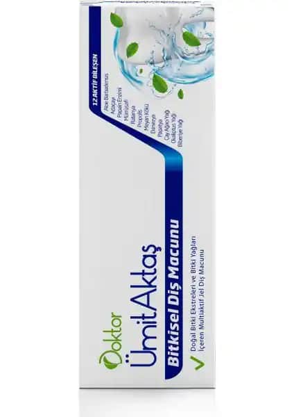 Dr. Ümit Aktaş Bitkisel Diş Macunu: Doğal ve Güçlü Ağız Bakımı İçin Güvenilir Çözüm
